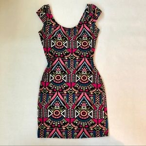 💜🖤 H&M Bright Bodycon Dress 🖤💙